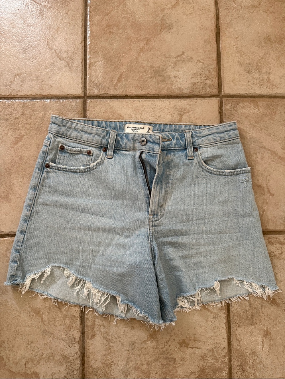 Abercrombie & Fitch High Rise Dad Shorts